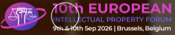 10th European Intellectual Property Forum logo
