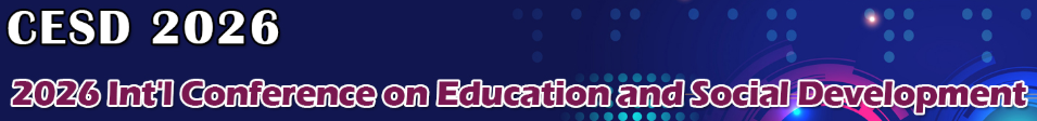 2026 Int'l Conference on Education and Social Development (CESD 2026) logo