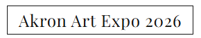 Akron Arts Expo 2026 logo