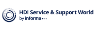 HDI Service & Support World logo