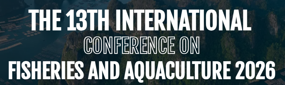 THE 13TH INTERNATIONAL CONFERENCE ON FISHERIES AND AQUACULTURE 2026 logo