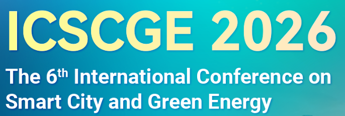 The 6th International Conference on Smart City and Green Energy (ICSCGE 2026) logo